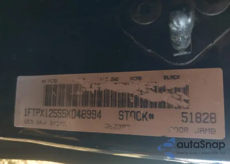 2005 Ford F-150 Lariat/Xl/Xlt z USA, uszkodzony, nr VIN 1FTPX12555KD48994